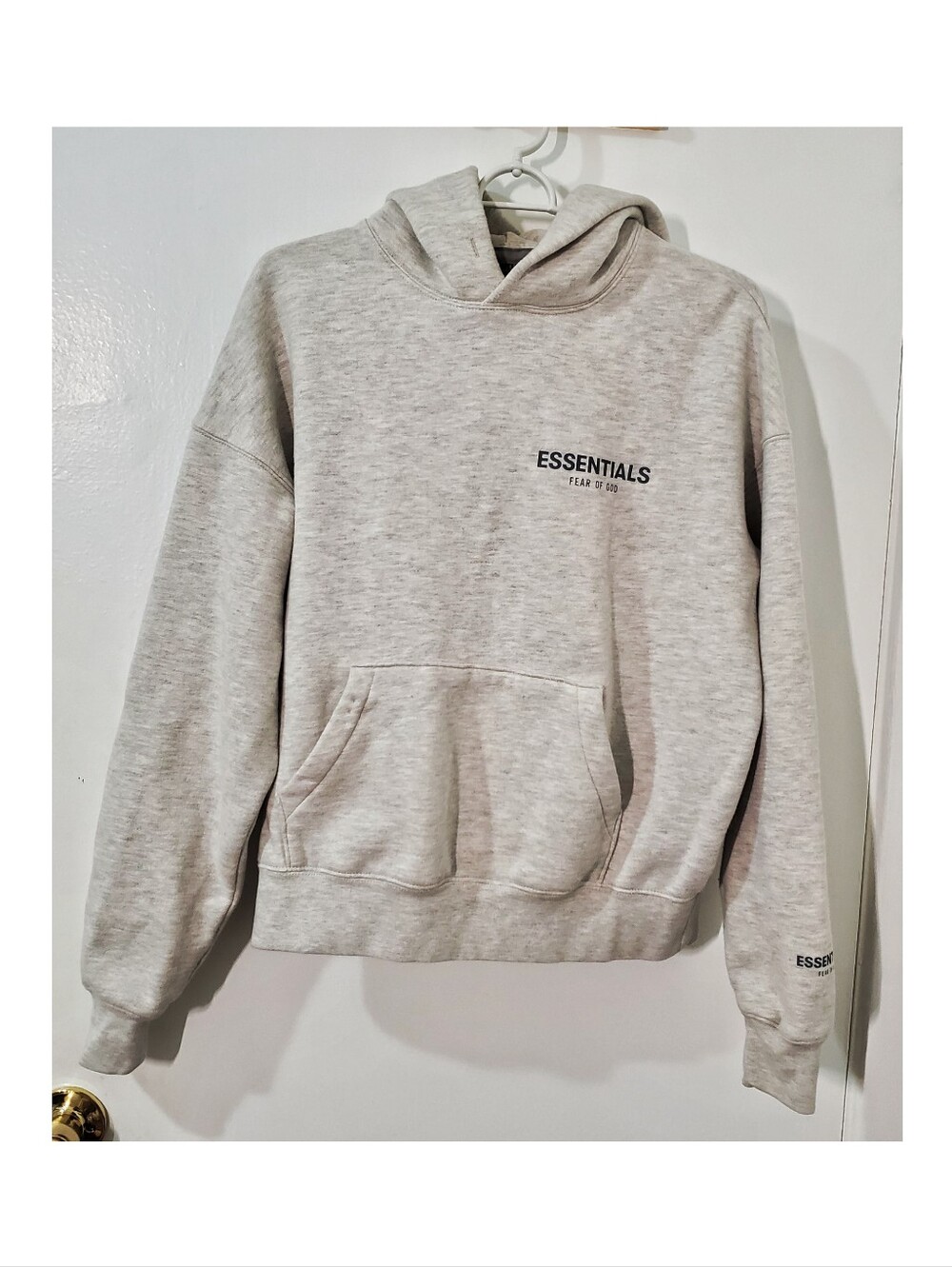 Essentials Fear Of God Crewneck Sweatshirt in Light Heather